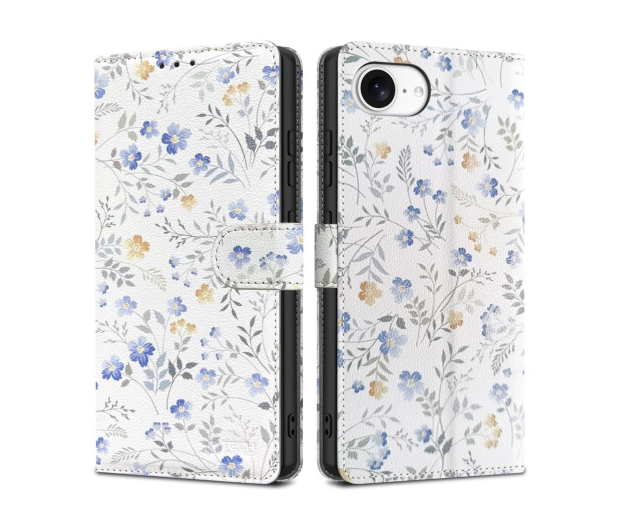 TECH-PROTECT Wallet do iPhone 16E Spring Flowers - 1319736 - zdjęcie